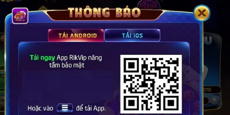 Tải app cho Android
