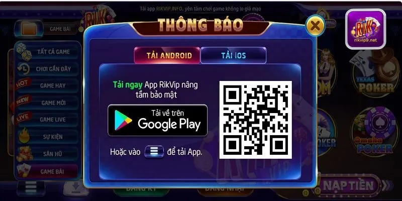 Tải app cổng game thả ga đặt cược mọi lúc mọi nơi