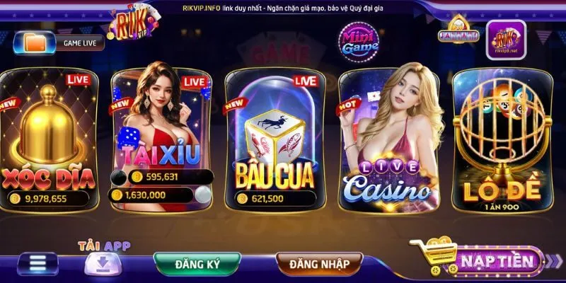 Ưu điểm của Casino Rikvip